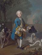 Louis Tocque Portrait of Louis Philippe Joseph, Duc d'Orleans and Duc de Chartres USA oil painting artist
